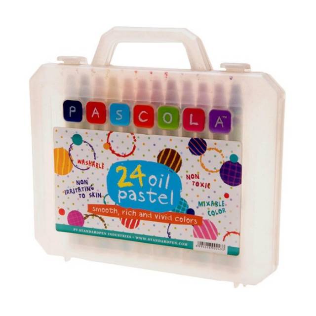 

Crayon Pascola 24 Warna Oil Pastels Hexagonal