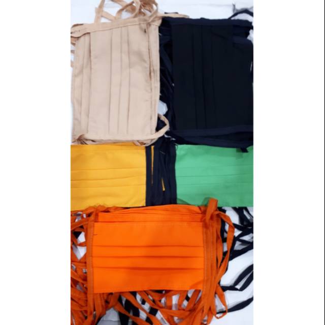 MASKER POLOS HIJAB OXFORD BIASA | PERLENGKAPAN KESEHATAN FASHION HIJAB