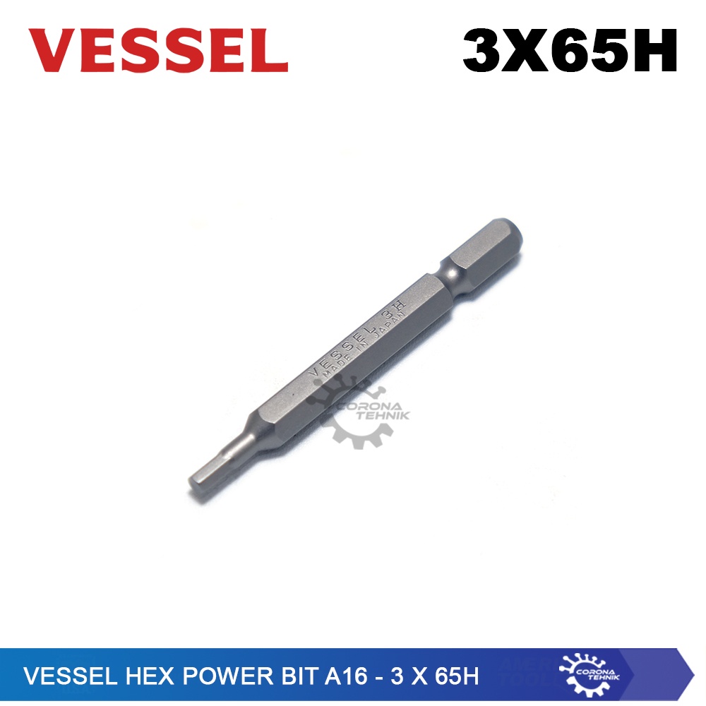 Mata Hexagonal - Made in Japan - Vessel Hex Power Bit A16