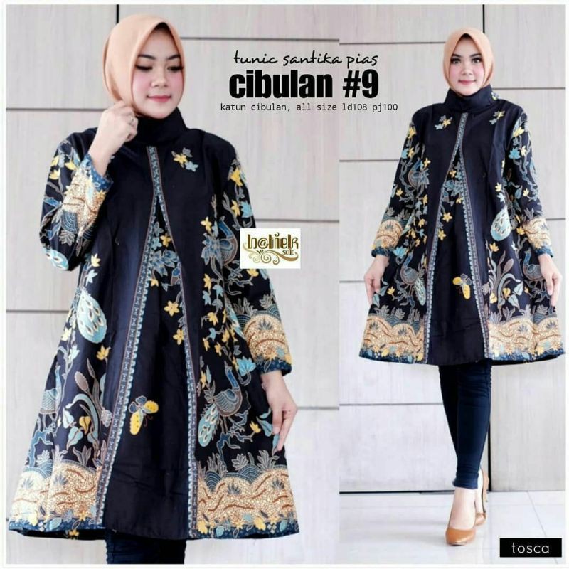 TUNIK BATIK PEKALONGAN TERLARIS CIBULAN 009