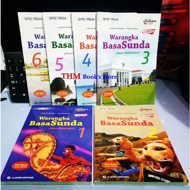 Warangka Basa Sunda SPECTRUM Dwi Basa Bahasa Sunda-Indonesia Kelas 1 2 3 4 5 6 SD/MI Edisi Baru