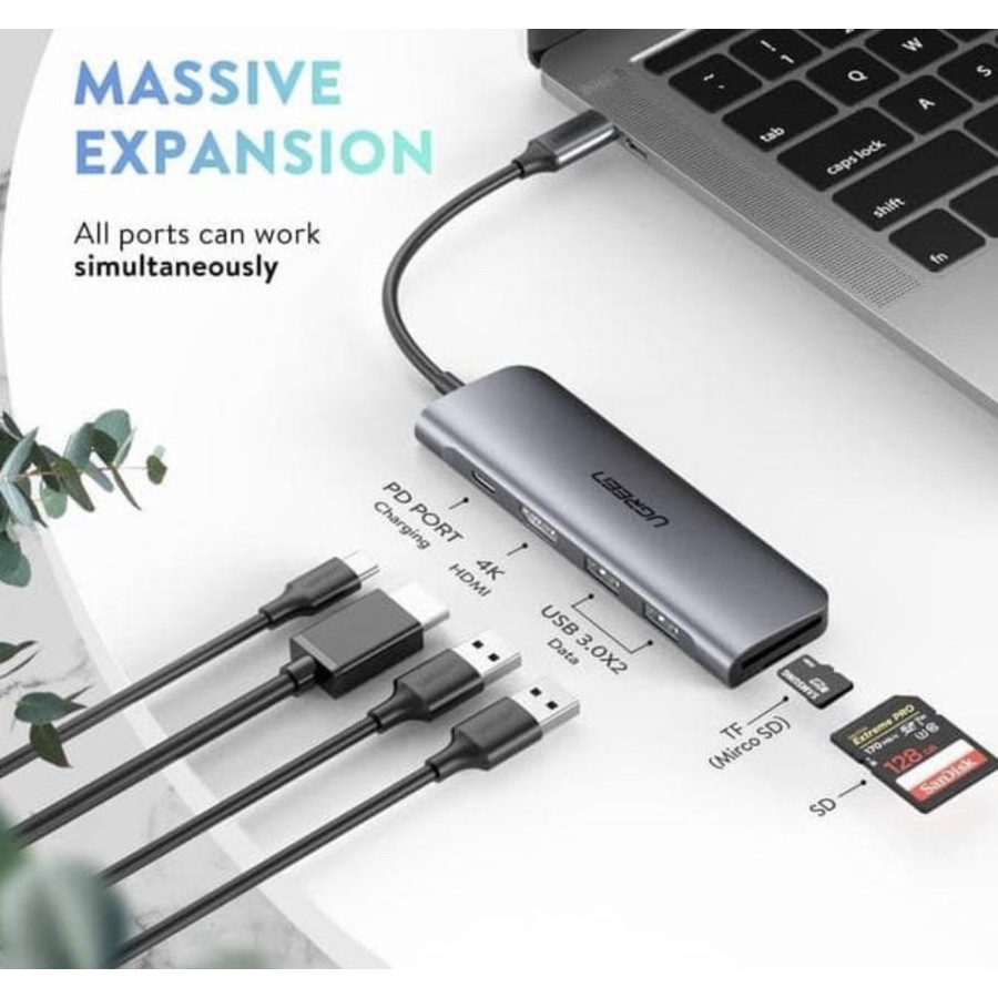 UGREEN USB C MULTIFUNCTION ADAPTER 7in1 / 10in1