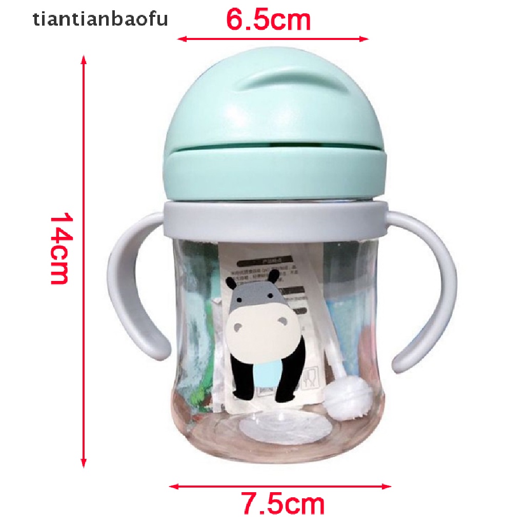 (Tianbaofu) Botol Minum Bayi 250ML Bahan Silikon