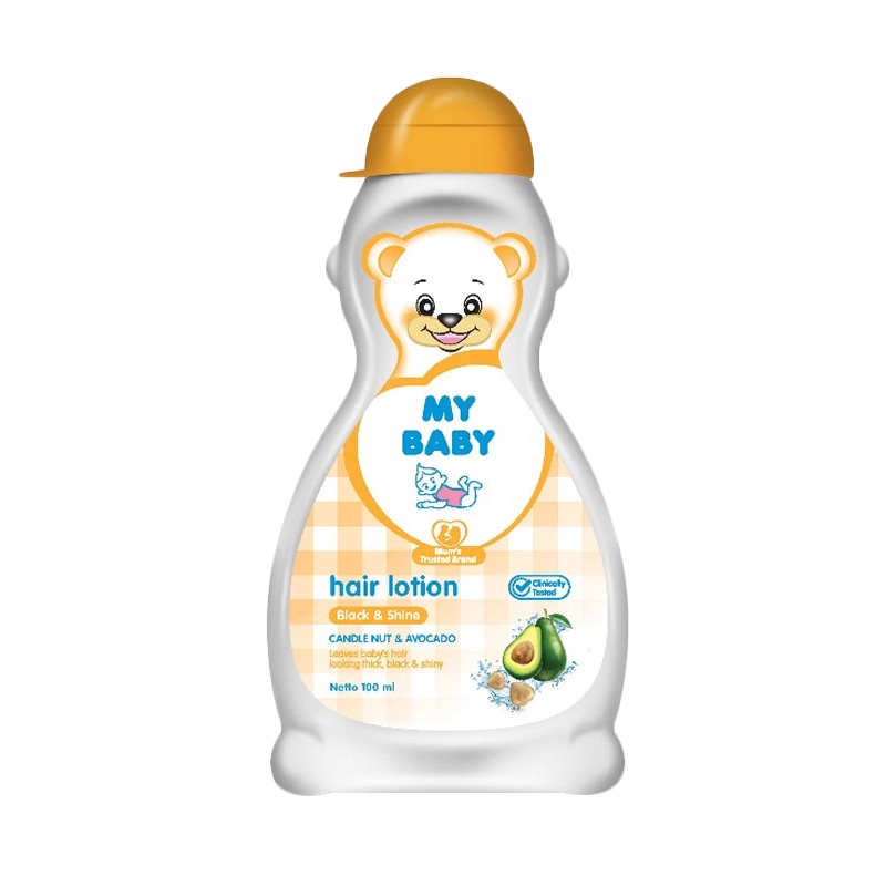 My Baby Hair Lotion Black Shine 100ml / Minyak Perawatan Rambut Bayi / Lotion Bayi / Lotion Rambut B