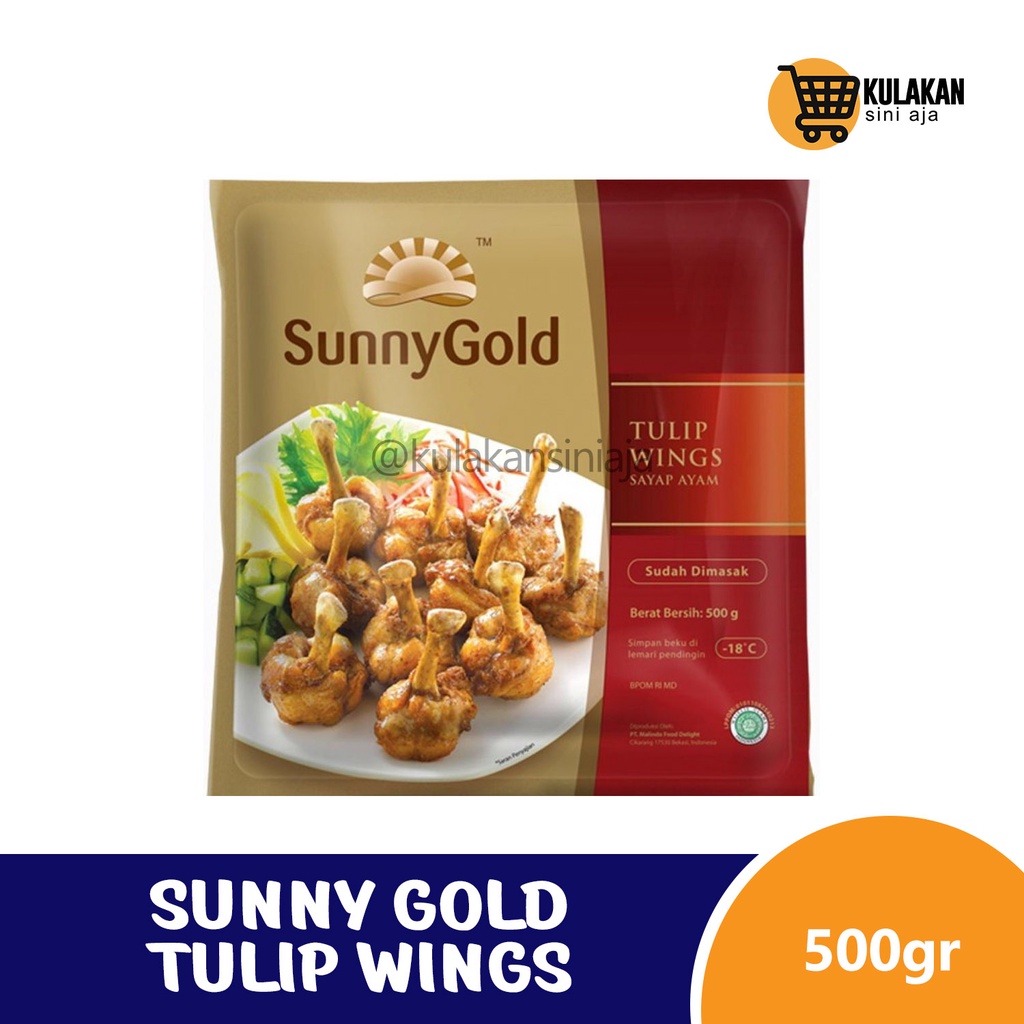 

Sunny Gold Tulip Wings Sayap Ayam 500 Gram