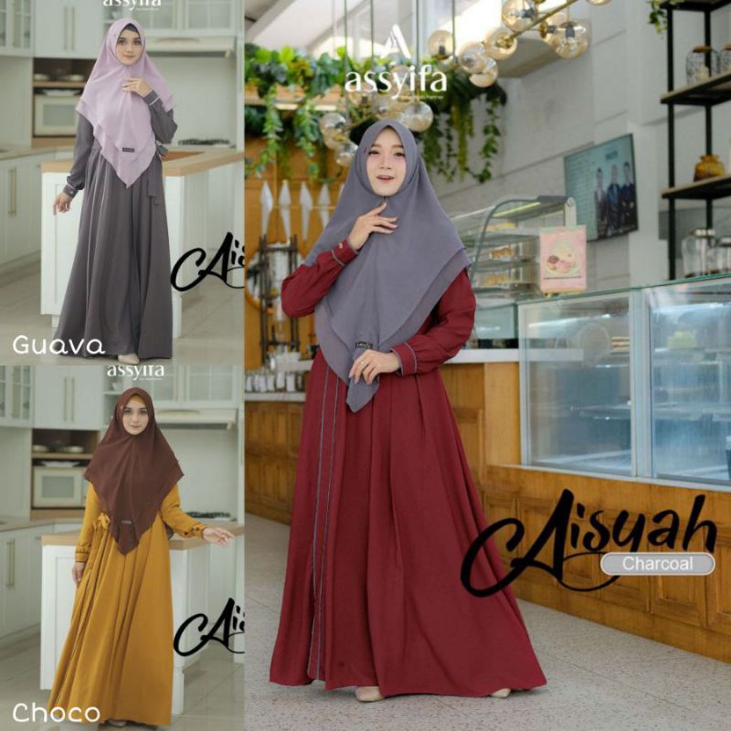 Gamis set Khimar Aisyah by Assyifa