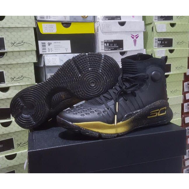 curry 4 black and gold