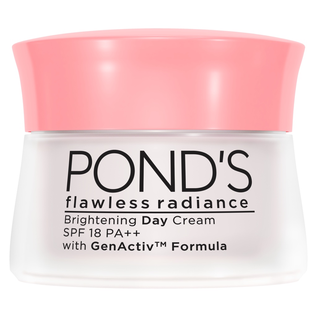 Pond's Flawless Radiance Brightening Day Cream 10 gr with Niacinamide &amp; SPF18 PA++