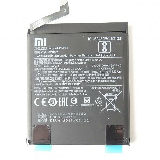 Battery Batere Batre Baterai Xiaomi Mi Play BM-3H BM3H BM 3H