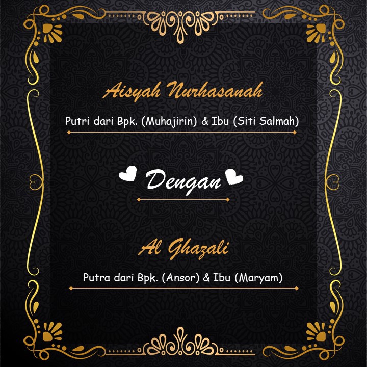 Undangan Digital Video Pernikahan Syar'i Eksklusif