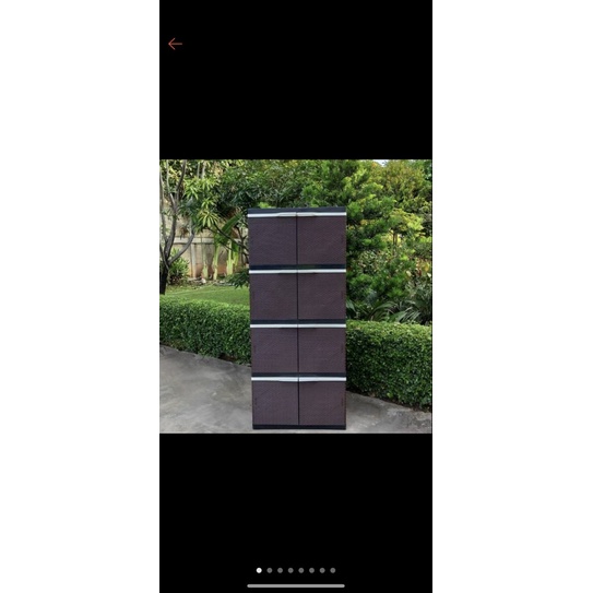 lemari plastik rotan