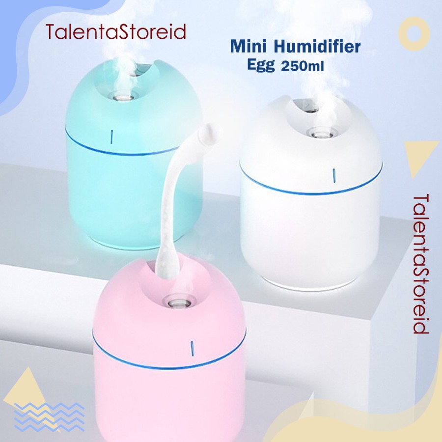 Humidifier Led Air Portable Pelembab Udara Desain Modern