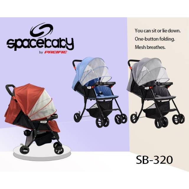 Stroller baby/stroller bayi / kereta sorong spacebaby SB-320 H-320