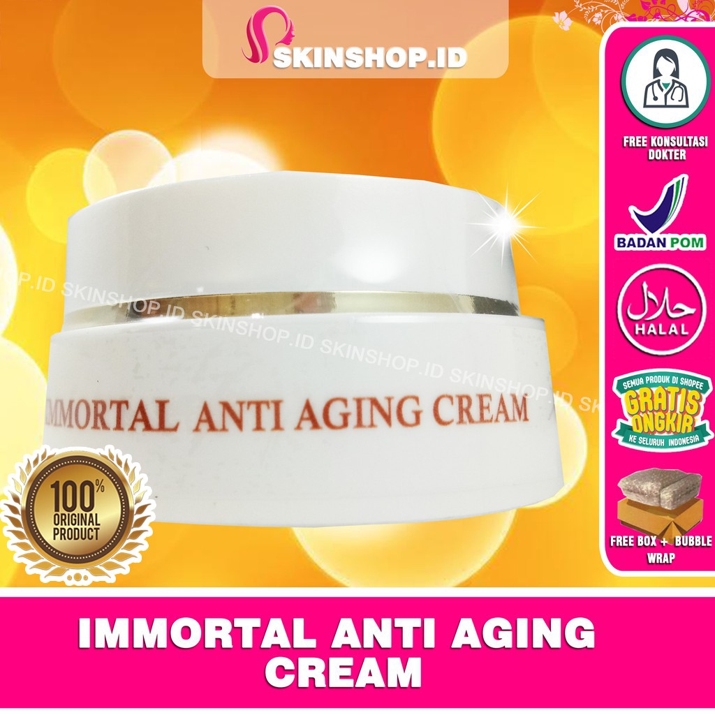 Immortal Anti Aging Cream 12,5gr  Original / Krim Anti Penuan BPOM Aman