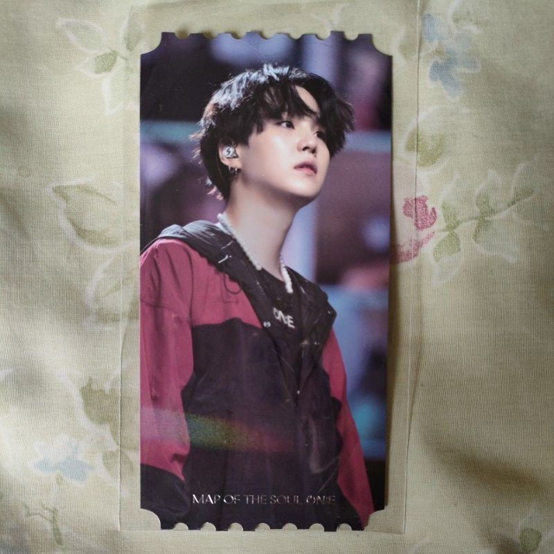 ticket holo mots one suga official