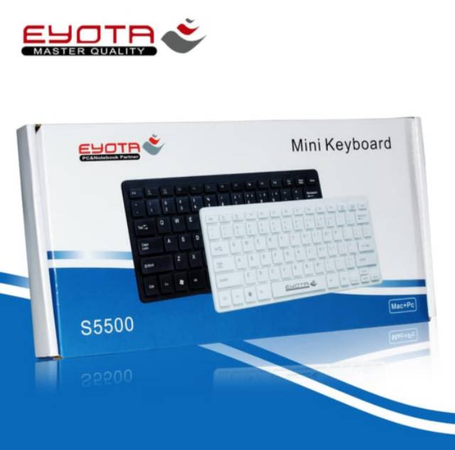 Keyboard/keybod/key board USB Mini Eyota S5500 Black Gratiss mousepad