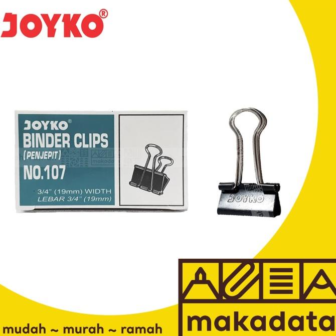 

~~~~~] Binder Clips | Clip Joyko | Penjepit uk 19mm | Binder Clip Joyko 107