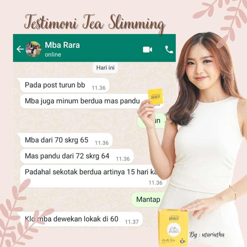 HERBA TEA BAHA614 SLIMMING TEA PELANGSING