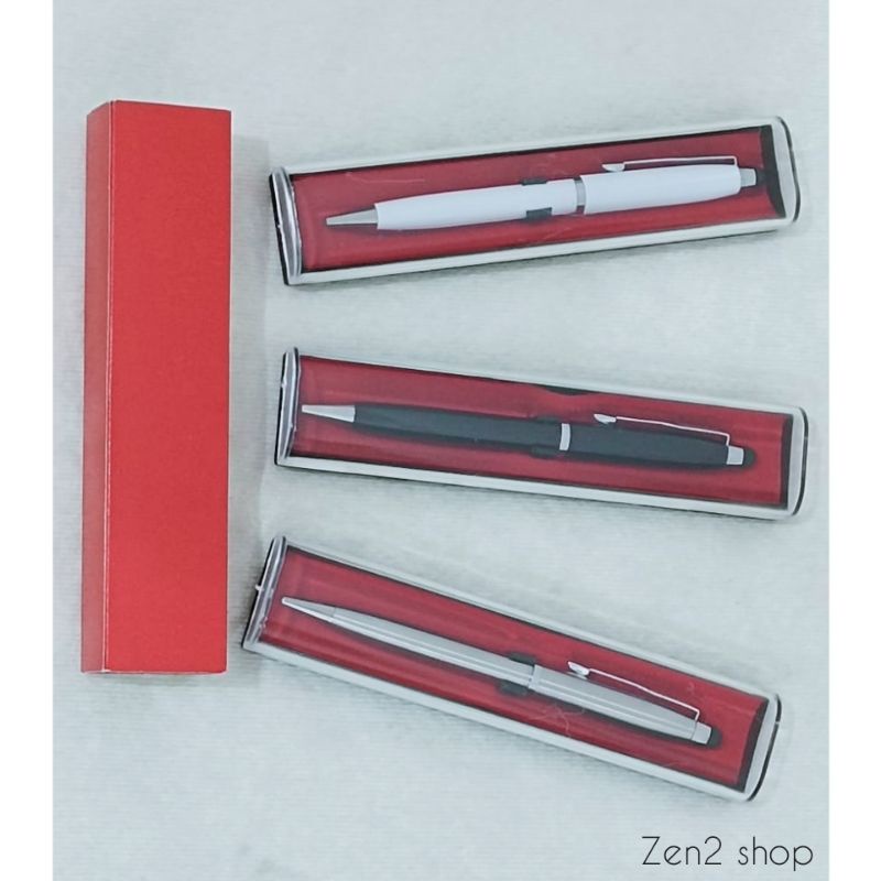 

Bp 809/Pulpen Exclusif/Pen Metal/Ballpoint/Pulpen+Box Merah/Pulpen