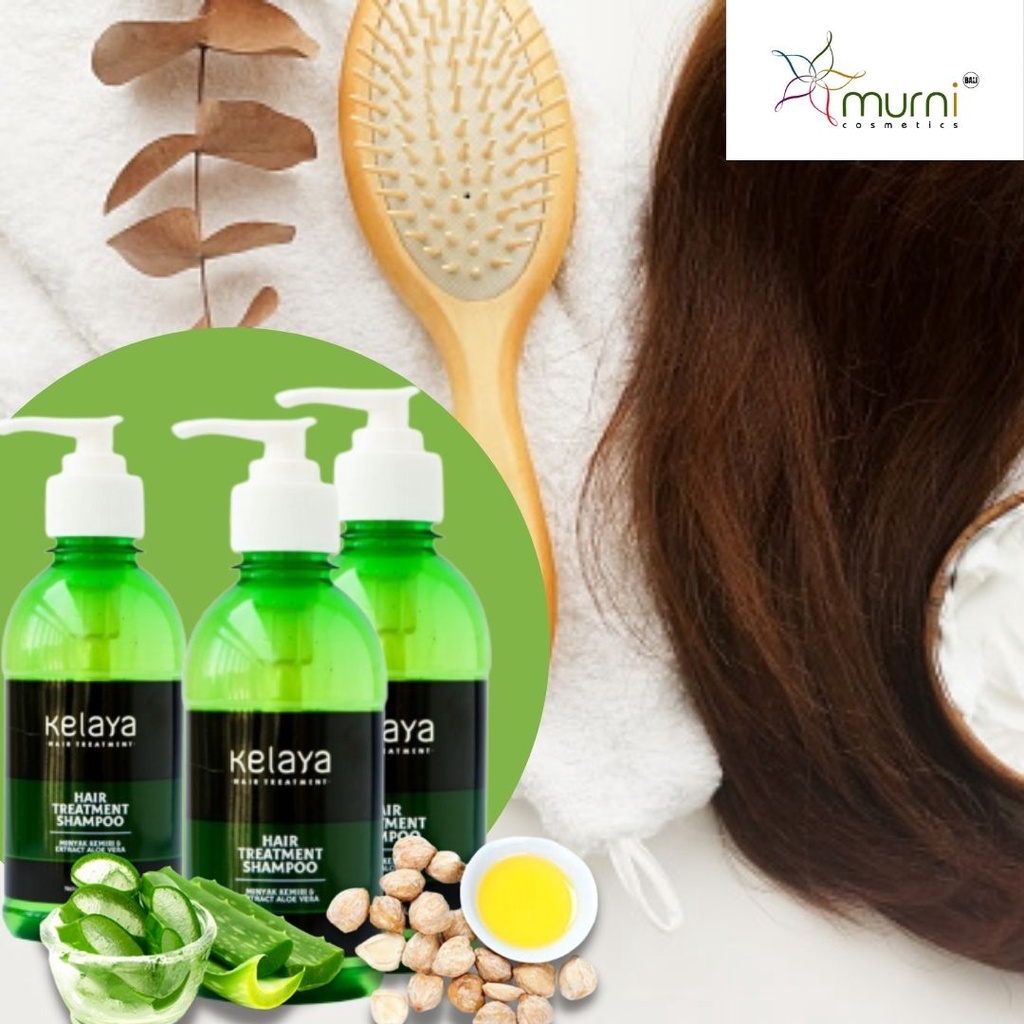 KELAYA HAIR  TREATMENT MINYAK KEMIRI SHAMPOO EXTRACT ALOE VERA 250ML