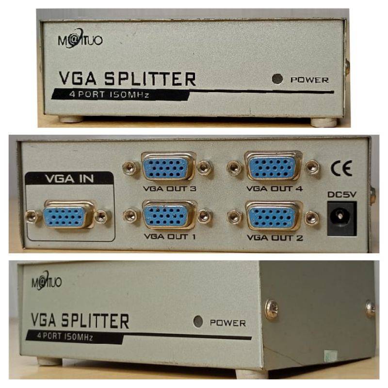 Vga Splitter 4 Port 150mhz