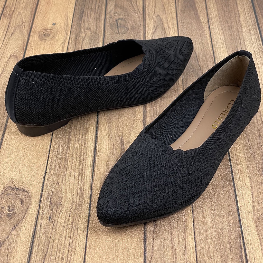 Sepatu Flat Wanita Azura Rajut Import DB04 ~ CLARENZO