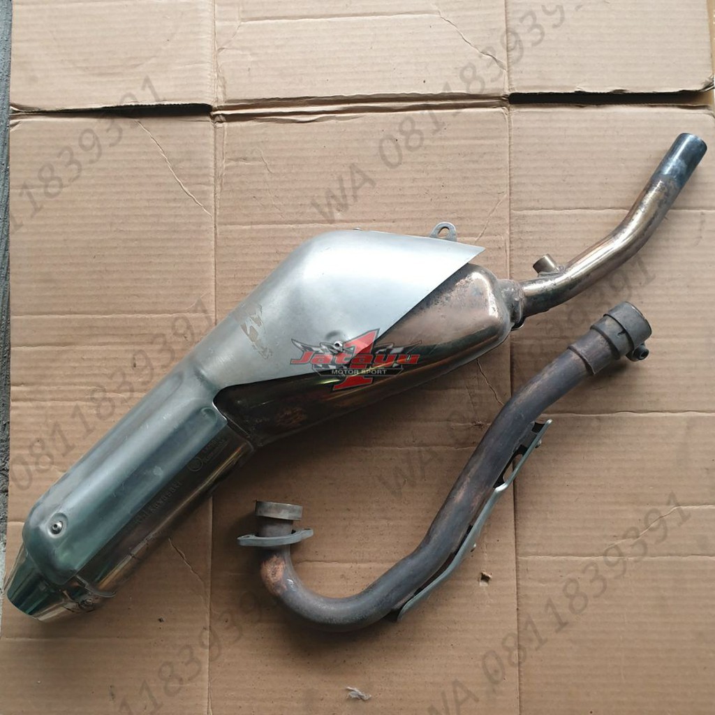 silencer knalpot kawasaki klx 250 ORIGINAL jatayumotor 165558 RT