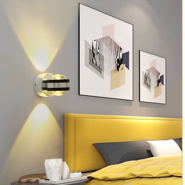 Lampu Hias Dinding Lampu Koridor Lampu Teras Minimalis Modern Wall Lamp LED 6W 220V Warm White dekorasi rumah lampu hias tembok 6W LED Aluminium Wall Light LED Indoor Lighting Light Fixture Wall Lamp For Bedside Living Room Bedroom Wall Lamps BL1A