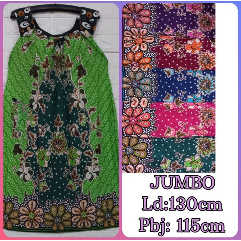 BAJU TIDUR SANTAI RUMAHAN DASTER KUTUNG KUTUNGAN YUKENSI JUMBO BATIK HALUS SOLO KEKINIAN MURAH ADEM