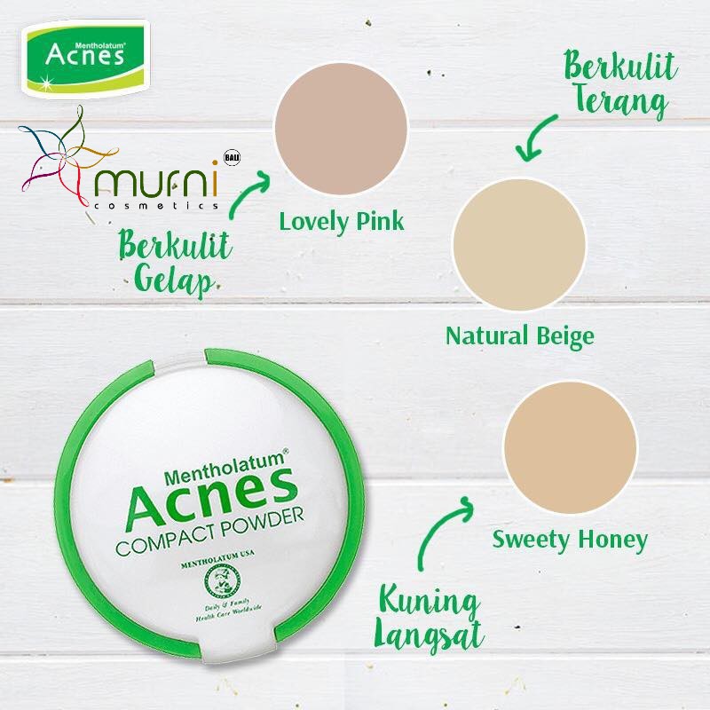 ACNES MENTHOLATUM TREATMENT SERIES COMPACT POWDER 14 GR