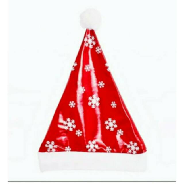 TOPI SANTA CLAUS MOTIF ORNAMENT SALJU