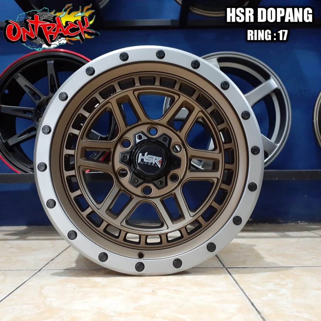 velg mobil pajero ring17 / velg mobil hilux ring17/ hsr dopang r17 lebar 85 offset 12 ( free ongkir 