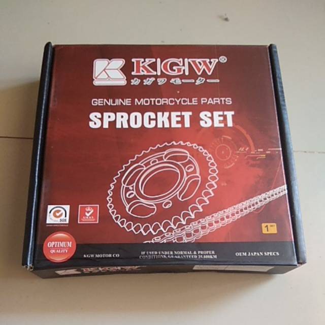 Gear set kagawa bebek, type H