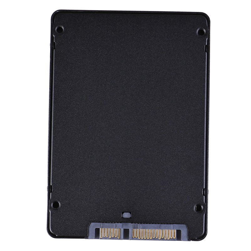 (Ele) Case Adapter Konverter Msata Ssd Ke Sata 2.5 &quot;Bahan Metal Warna Putih