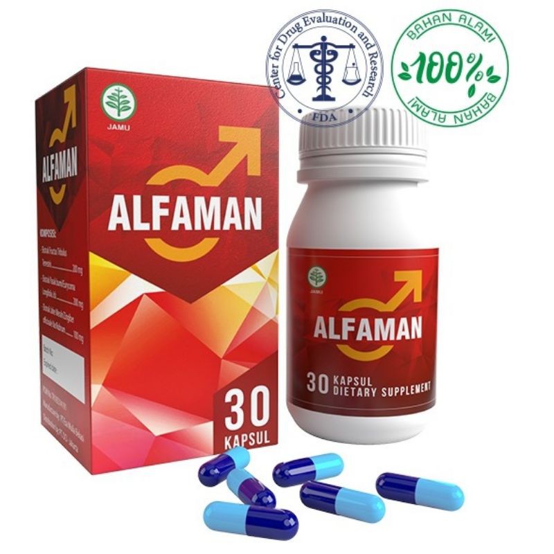 ALFAMAN original isi 30 kapsul