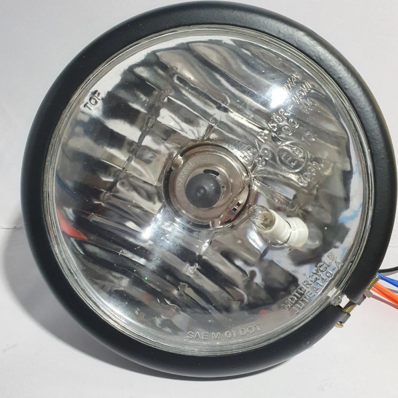 reflektor LAMPU pesek CB BLACK KACA PUTIH