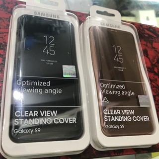 [Aksesoris Hp] Clear View Standing Samsung Galaxy S9 & S9