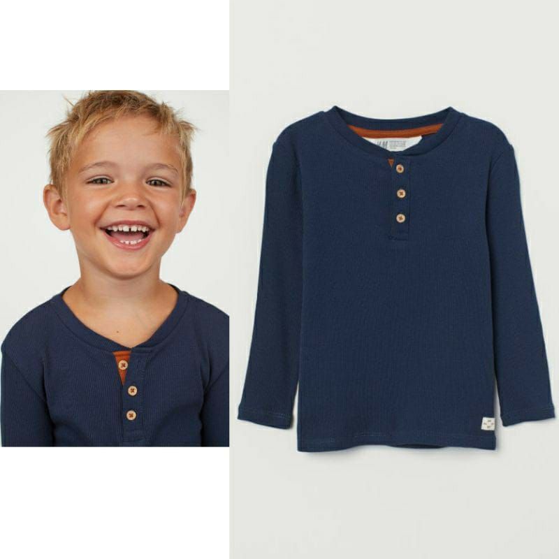 Kaos Lengan Panjang Old Navy Anak Laki-Laki