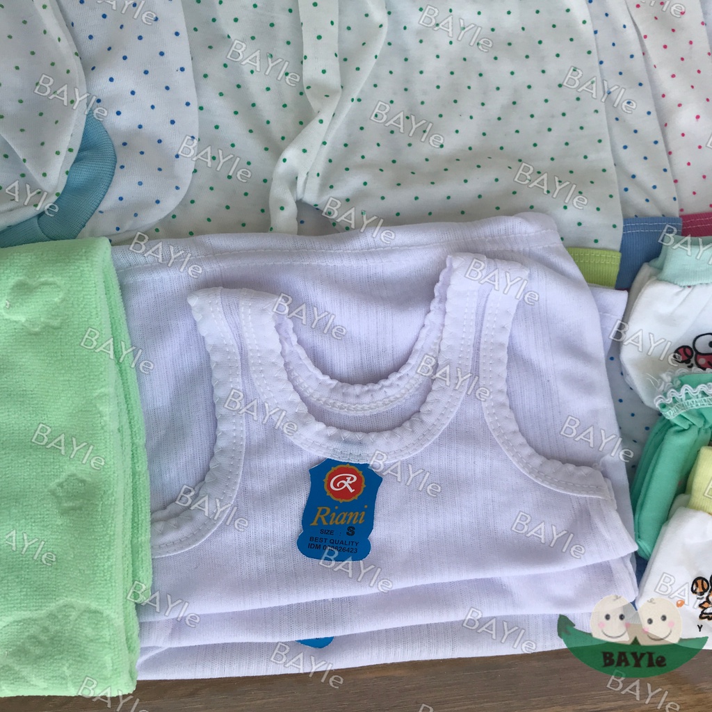 BAYIe - Paket Hemat Perlengkapan Baju Bayi Baru Lahir (New Born) POLKADOT Ekonomis dan Hemat PAKET POLKADOT HANDUK