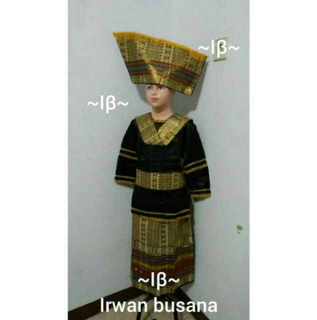 Setelan baju //  baju adat batak anak2 size XL