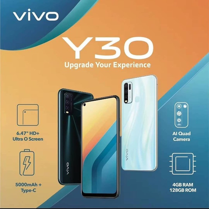 VIVO Y30 RAM 4/128 Y30I RAM 4/64 GARANSI RESMI