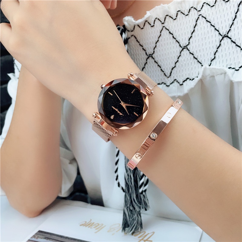 Jam Tangan Wanita A0141 Trend Belt Quartz Watch