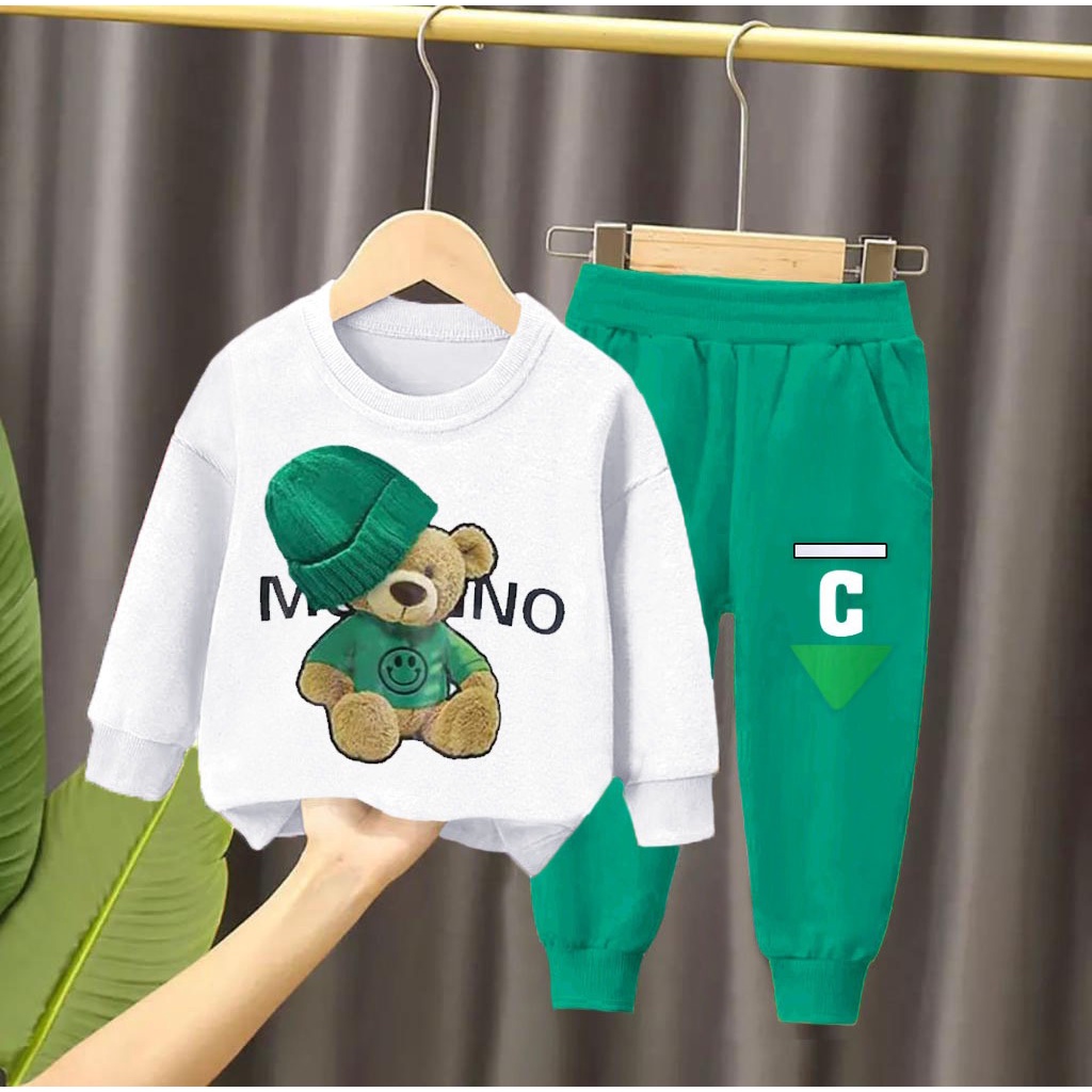 PROMO-SETELAN SWEATER JOGGER ANAK BEAR 1-5 TAHUN SETELAN ANAK LAKI LAKI SETELAN ANAK PEREMPUAN PAKAIAN ANAK LAKI-LAKI PAKAIAN ANAK PEREMPUAN TERBARU TERLARIS