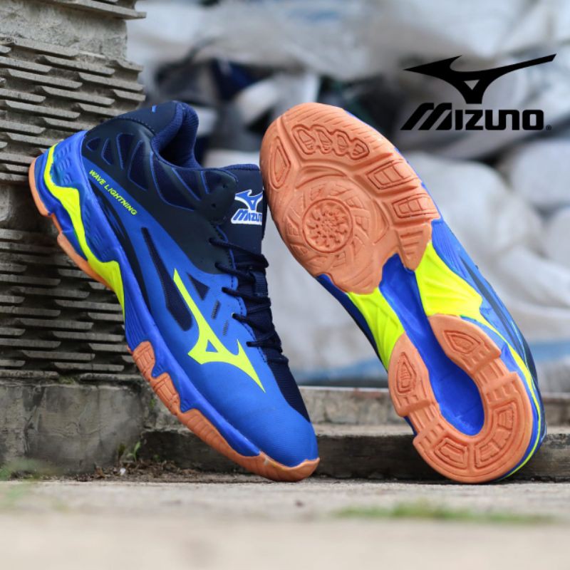 Sepatu Sport Pria Terbaru Mizuno Wife Lighthing Volley Ball Olahraga Outdoor