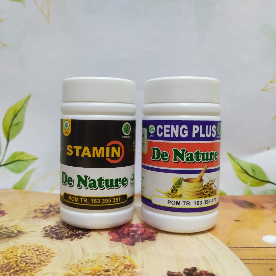 Jual Obat Herbal Stamina Vitalitas Pria Tahan Lama Cengplus And Stamin Herbal De Nature Shopee 6425