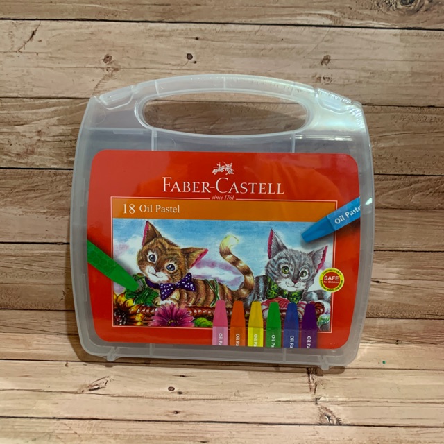 

Oil pastels faber castell 18 warna / hexagonal oil pastels 18 warna / krayon 18w faber castell