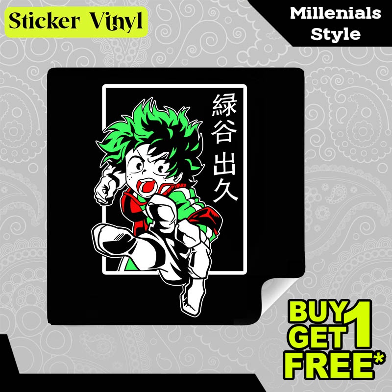 

Stiker Sticker Boku No Hero Academia Deku Gambar Unik Desain Keren dan Kekinian Aesthetic Bahan Vinyl Satuan Anti Air