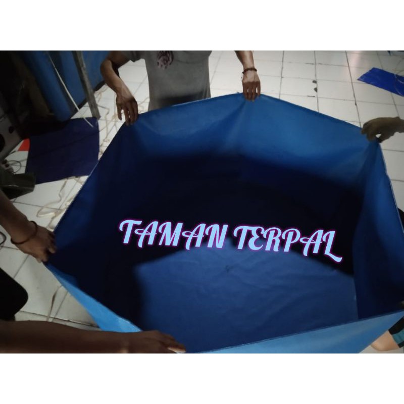 TERPAL KOLAM IKAN BULAT D120cm T60cm ORCHID/KOLAM BUNDAR/KOLAM IKAN/TERPAL ORCHID/KOLAM BULAT