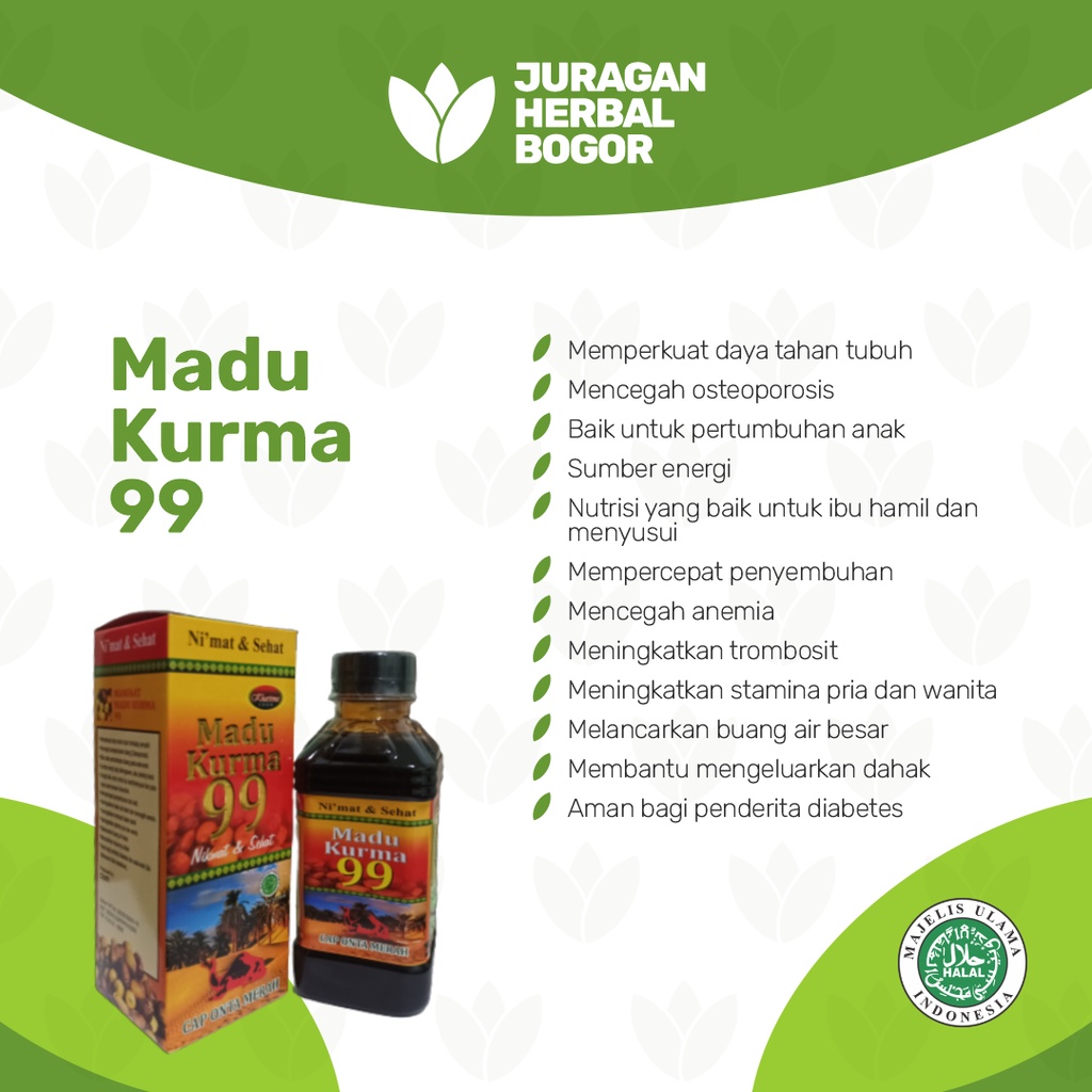 

Madu Kurma 99 nikmat dan sehat
