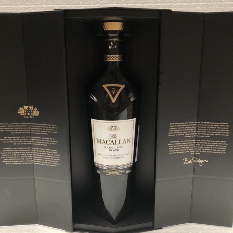 macallan rare case black with box botol kosong antik koleksi